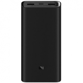 Мобильный аккумулятор Xiaomi Mi Power Bank 3 (50W PD) 20000mAh 3A PD 2xUSB черный (BHR5121GL) от магазина РЭССИ
