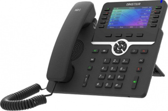 Телефон IP Dinstar C66GP черный от магазина РЭССИ