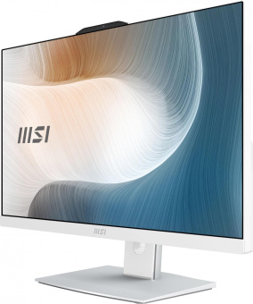 Моноблок MSI Modern AM242P 12M-1064XRU 23.8" Full HD i7 1255U (1.7) 16Gb SSD512Gb Iris Xe без ОС GbitEth WiFi BT 120W клавиатура мышь Cam белый 1920x1080 от магазина РЭССИ