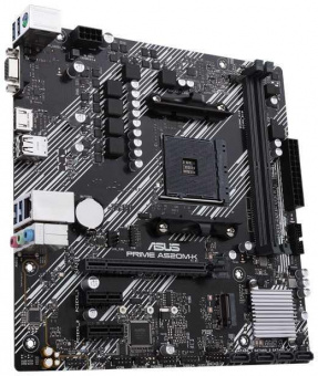 Материнская плата Asus PRIME A520M-K Soc-AM4 AMD A520 2xDDR4 mATX AC`97 8ch(7.1) GbLAN RAID+VGA+HDMI от магазина РЭССИ