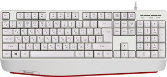 Клавиатура Defender Atom HB-546 белый USB Multimedia for gamer (подставка для запястий) (45547) от магазина РЭССИ