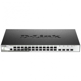 Коммутатор D-Link DGS-1210-28XS/ME/B2A 4x10Гбит/с 24SFP управляемый от магазина РЭССИ