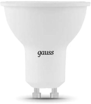 Лампа светодиодная Gauss Black 7Вт цок.:GU10 рефлектор 220B 3000K св.свеч.бел.теп. MR16 (упак.:10шт) (101506107) от магазина РЭССИ