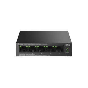 Коммутатор TP-Link LS105GP 5x1Гбит/с 4PoE 65W неуправляемый от магазина РЭССИ
