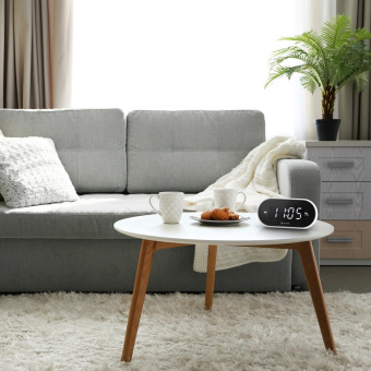 Радиобудильник Vitek VT-6602 белый LCD часы:цифровые AM/FM от магазина РЭССИ