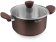 Картинка Кастрюля Rondell Kortado RDS-1031 2л. d=18см (с крышкой) коричневый от магазина РЭССИ Кастрюля Rondell Kortado RDS-1031 2л. d=18см (с крышкой) коричневый от магазина РЭССИ