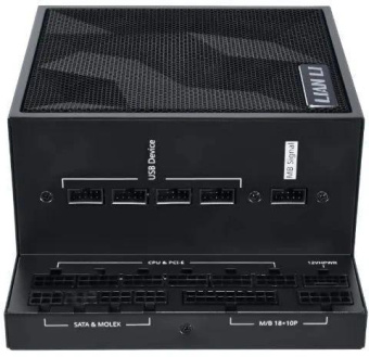 Блок питания Lian-Li ATX 1000W EDGE1000 + HUB Gen.5 80+ gold (20+4pin) APFC 120mm fan 12xSATA Cab Manag RTL от магазина РЭССИ