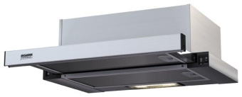 Вытяжка встраиваемая Krona Kamilla 500 нержавеющая сталь/нержавеющая сталь управление: кнопочное (1 мотор) от магазина РЭССИ