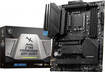 Материнская плата MSI MAG Z790 TOMAHAWK WIFI DDR4 Soc-1700 Intel Z790 4xDDR4 ATX AC`97 8ch(7.1) 2.5Gg RAID+HDMI+DP от магазина РЭССИ
