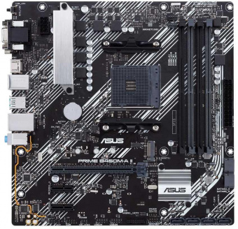 Материнская плата Asus PRIME B450M-A II Soc-AM4 AMD B450 4xDDR4 mATX AC`97 8ch(7.1) GbLAN RAID+VGA+DVI+HDMI от магазина РЭССИ