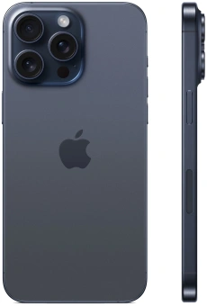 Смартфон Apple A3106 iPhone 15 Pro Max 512Gb синий титан моноблок 3G 4G 1Sim 6.7" 1290x2796 iOS 17 48Mpix 802.11 a/b/g/n/ac/ax NFC GPS GSM900/1800 TouchSc Protect от магазина РЭССИ