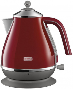 Чайник электрический Delonghi KBOC2001.R 1.7л. 2000Вт красный (корпус: нержавеющая сталь) от магазина РЭССИ