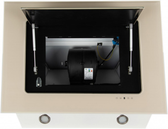 Вытяжка каминная Elikor Оникс 90П-1000-Е4Д бежевый управление: сенсорное (1 мотор) от магазина РЭССИ