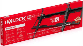 Кронштейн для телевизора Holder LCD-T6628-B черный 32"-70" макс.40кг настенный наклон от магазина РЭССИ
