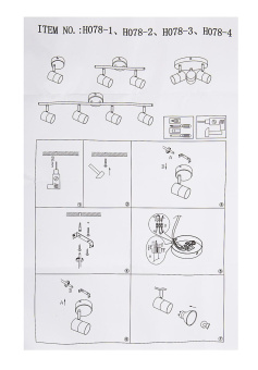 Светильник Hiper Alba H078-1 потолоч. белый/хром от магазина РЭССИ