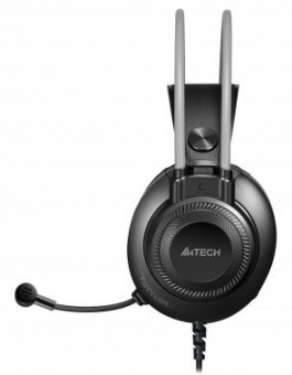 Наушники с микрофоном A4Tech Fstyler FH200i серый 1.8м накладные оголовье (FH200I GREY) от магазина РЭССИ