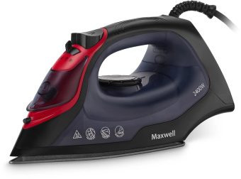 Утюг Maxwell MW-3034 2400Вт черный от магазина РЭССИ