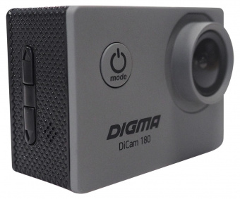 Экшн-камера Digma DiCam 180 серый от магазина РЭССИ