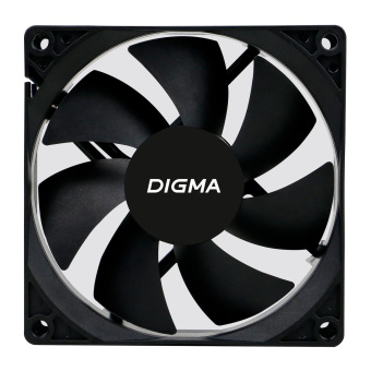 Вентилятор Digma DFAN-90 90x90x25mm 3-pin 4-pin (Molex)23dB 82gr Ret от магазина РЭССИ
