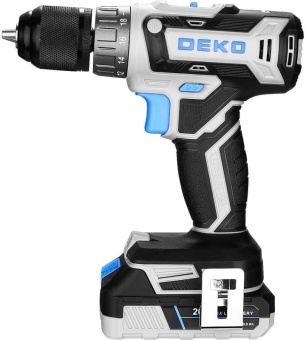 Дрель-шуруповерт Deko Loner 20V аккум. патрон:быстрозажимной (085-1006) от магазина РЭССИ