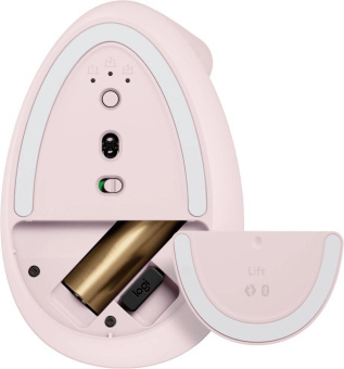 Мышь Logitech Lift розовый оптическая (4000dpi) беспроводная BT/Radio USB (5but) от магазина РЭССИ
