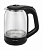 Чайник электрический Supra KES-1872G 1.8л. 1500Вт черный (корпус: стекло) от магазина РЭССИ