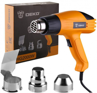 Технический фен Deko HG2000W 2000Вт темп.350/500С (063-4166) от магазина РЭССИ