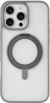 Чехол (клип-кейс) uBear для Apple iPhone 16 Pro Max Clip 360 with MagSafe серый (CS442GR69PRG-I24M) от магазина РЭССИ