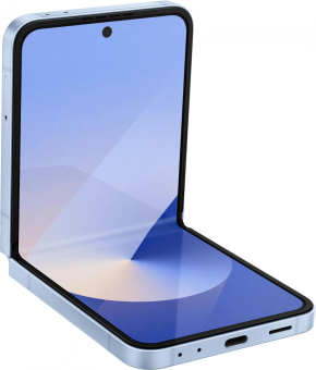 Смартфон Samsung SM-F741B Galaxy Z Flip 6 5G 256Gb 12Gb голубой раскладной 3G 4G 1Sim 6.7" 1080x2640 Android 14 50Mpix 802.11 a/b/g/n/ac/ax NFC GPS GSM900/1800 GSM1900 TouchSc Protect от магазина РЭССИ
