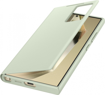 Чехол (флип-кейс) Samsung для Samsung Galaxy S24 Ultra Smart View Wallet Case S24 Ultra светло-зеленый (EF-ZS928CGEGRU) от магазина РЭССИ