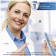 Картинка Зубная щетка электрическая Oral-B Pro 3/D505.513.3 CrossAction голубой от магазина РЭССИ Зубная щетка электрическая Oral-B Pro 3/D505.513.3 CrossAction голубой от магазина РЭССИ