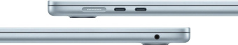 Ноутбук Apple MacBook Air A3241 M4 10 core 16Gb SSD512Gb/10 core GPU 15.3" Liquid Retina (2880x1864) macOS lt.blue WiFi BT Cam (MC7C4HN/A) от магазина РЭССИ