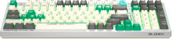 Клавиатура A4Tech Bloody S98 Pixels Green механическая белый/бежевый USB for gamer LED (S98) от магазина РЭССИ