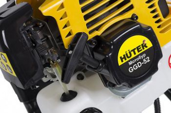 Мотобур Huter GGD-52 2-х такт. 1400Вт 1.9л.с. 52см3 8700об/мин (70/13/1) от магазина РЭССИ