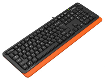 Клавиатура A4Tech Fstyler FKS10 черный/оранжевый USB от магазина РЭССИ