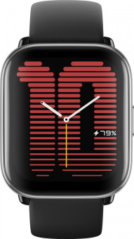 Смарт-часы Amazfit Active A2211 35.9мм 1.75" AMOLED корп.черный рем.черный разм.брасл.:135-190мм (1746349) от магазина РЭССИ