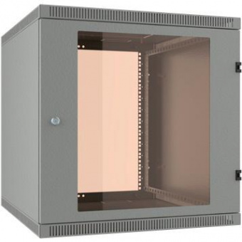 Шкаф коммутационный NT WALLBOX LIGHT 9-63 G (176966) настенный 9U 600x350мм пер.дв.стекл несъемн.бок.пан. направл.под закл.гайки 60кг серый 300мм 15кг 475мм IP20 сталь от магазина РЭССИ