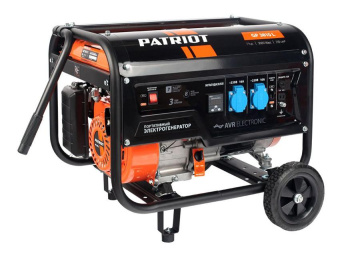Генератор Patriot GP 3810L 3.0кВт от магазина РЭССИ