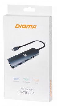 Стыковочная станция Digma DS-735UC_G от магазина РЭССИ