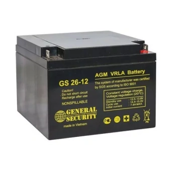 Аккумуляторы GSL26-12 GENERAL SECURITY от магазина РЭССИ