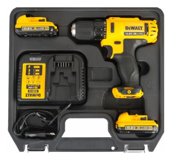 Дрель-шуруповерт DeWalt DCD710D2-QW 180Вт аккум. патрон:быстрозажимной (кейс в комплекте) от магазина РЭССИ