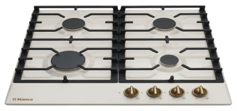 Газовая варочная поверхность Hansa BHGY610791 слоновая кость от магазина РЭССИ