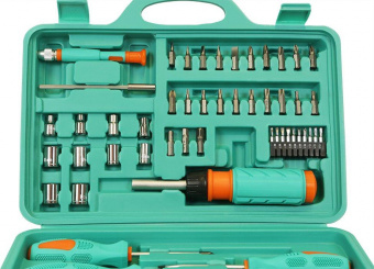 Набор отверточный Sturm! 1040-02-SS12 51 предмет (жесткий кейс) от магазина РЭССИ