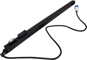 Блок распределения питания Powercom PDU-32AV24-14C3-10C9-1P от магазина РЭССИ