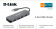 Разветвитель USB 2.0 D-Link DUB-H4 4порт. черный (DUB-H4/E1A) от магазина РЭССИ