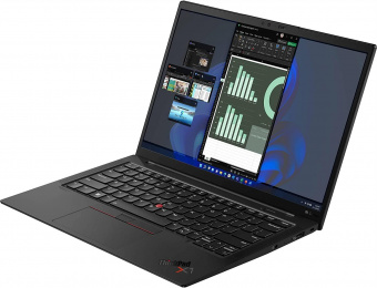 Ноутбук Lenovo ThinkPad X1 Carbon G10 Core i5 1235U 16Gb SSD512Gb Intel Iris Xe graphics 14" IPS WUXGA (1920x1200) Windows 11 Professional black WiFi BT Cam (21CCS9Q501) от магазина РЭССИ
