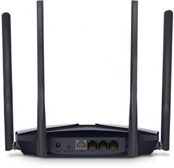 Роутер беспроводной Mercusys MR1800X AX1800 10/100/1000BASE-TX черный от магазина РЭССИ