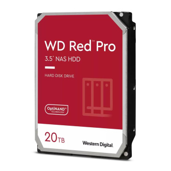 Жесткий диск WD SATA-III 20TB WD201KFGX NAS Red Pro (7200rpm) 512Mb 3.5" от магазина РЭССИ
