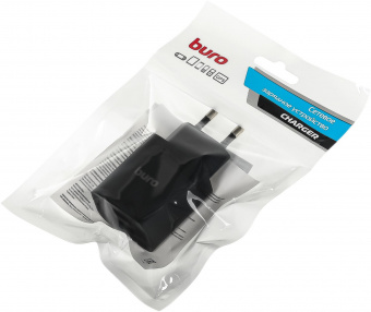 Сетевое зар./устр. Buro BUWE1 10.5W 2.1A 2xUSB универсальное черный (BUWE10S200BK) от магазина РЭССИ