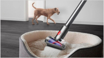 Пылесос Dyson SV46 V12 Detect Slim Absolute 545Вт серебристый/желтый от магазина РЭССИ